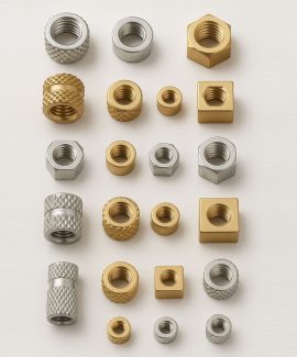 BRASS-THREADED
